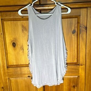 art class by Target Girls Light Purple Frayed Tank Top